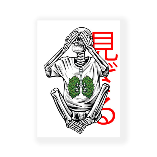 See no evil A3 print