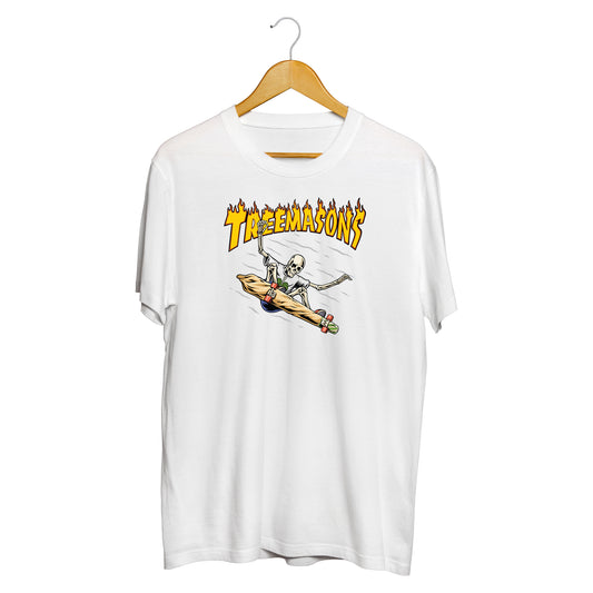 Skate t-shirt white