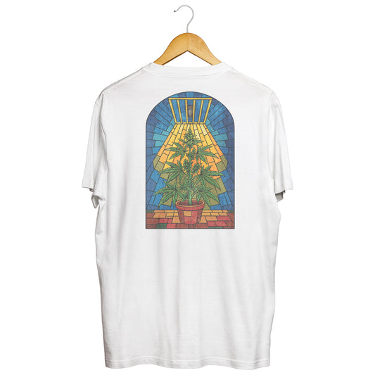 Stained Glass t-shirt white