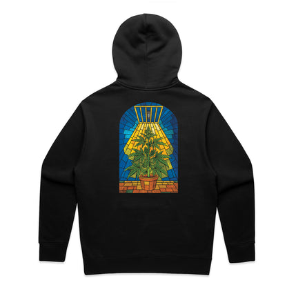 Stained glass hoodie black