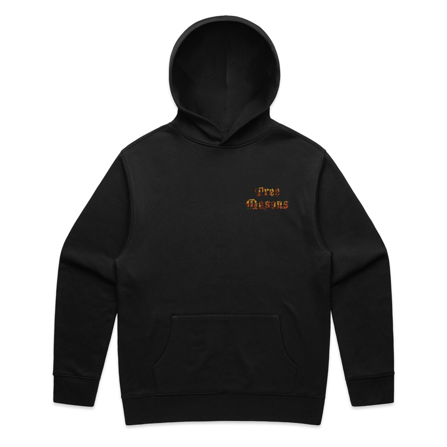 Stained glass hoodie black