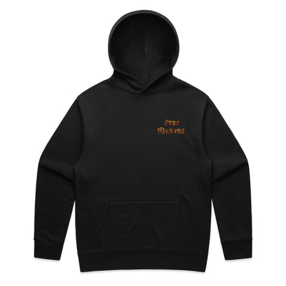 Stained glass hoodie black