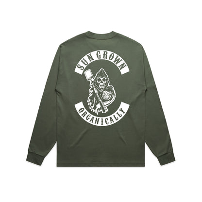 Sun Grown Oversized Long Sleeve (cypress green)