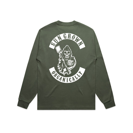 Sun Grown Oversized Long Sleeve (cypress green)