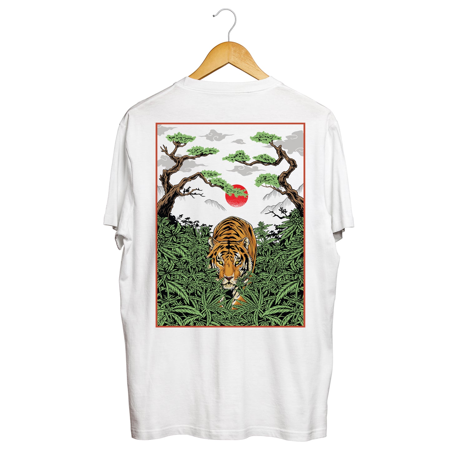 Tiger t-shirt white