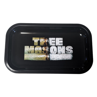 White ash metal travel tray