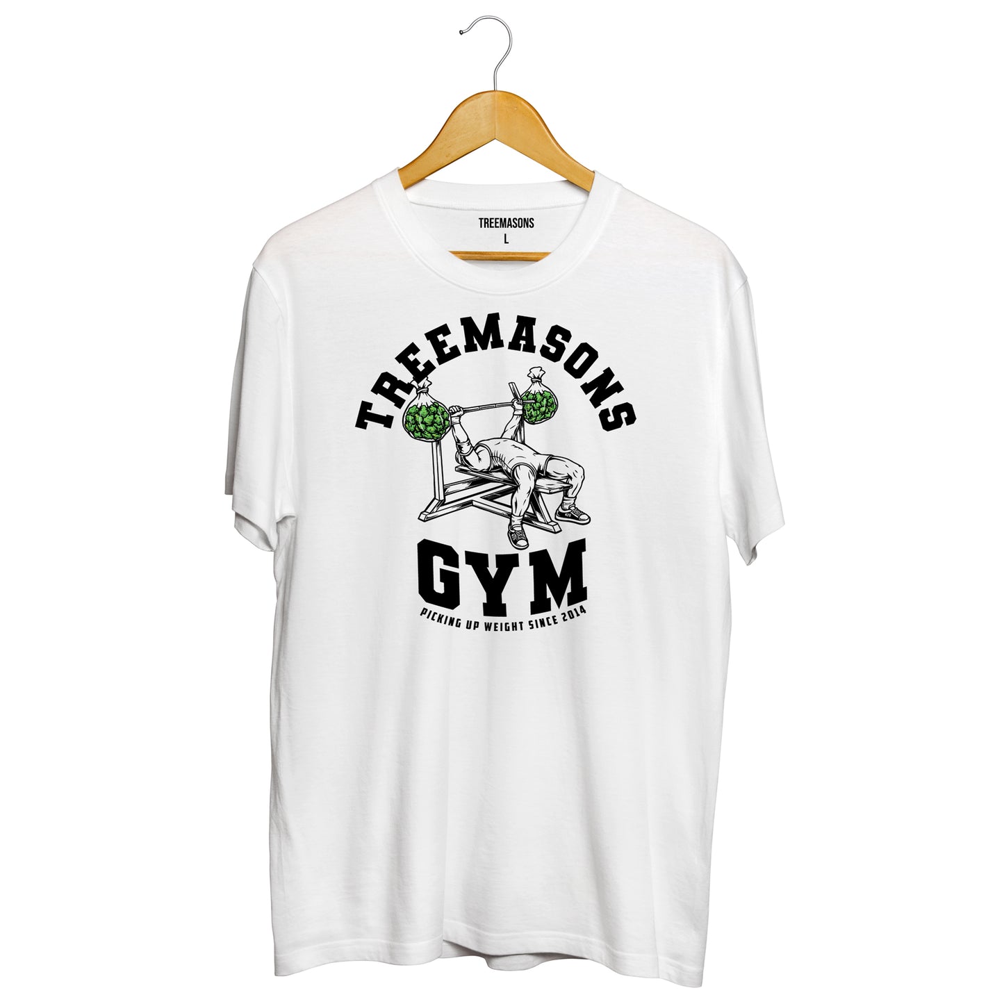 Treemasons Gym t-shirt (white)
